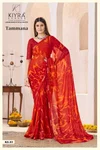 Tamanna By Kiyra Georgette Printed Daily Wear Saree Exporters In India